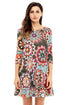 Sexy Bohemian Sunflower Print Green Dress